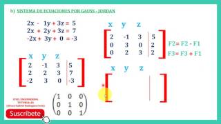 Solución de un sistema de 3x3 con fracciones [upl. by Hilary]