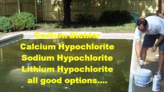 How to clear and remove green algae in a swimming pool [upl. by Gerita]