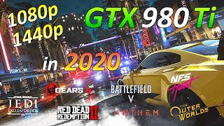 GTX 980 Ti in 2020  Gameplay Test 1080p1440p [upl. by Fiester151]