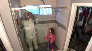 How to install Ove Venice shower door tutorial DIY [upl. by Alister]