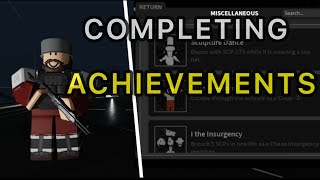 Completing All Achievements Roblox Scp Roleplay [upl. by Myrilla796]