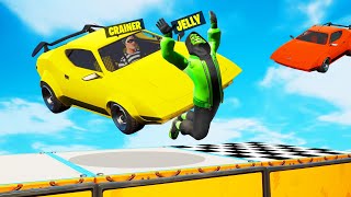 FLYING SUPERCARS vs RUNNER In FORTNITE… [upl. by Einnep971]