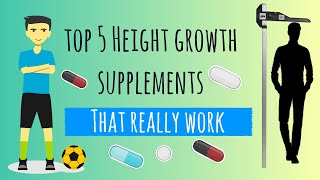 Top 5 Height Growth Supplements that REALLY WORK [upl. by Ellissa210]