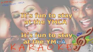 Village People  YMCA  Instrumental and Karaoke [upl. by Ahseekan]