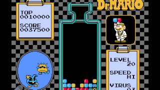 NES Longplay 424 Dr Mario [upl. by Akerdna424]