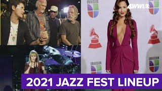 Jazz Fest 2021 Lineup stacked with major acts [upl. by Aveer812]