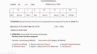 1 Le preposizioni articolate [upl. by Enomal]