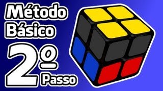 2º PASSO  CUBO MÁGICO 2X2X2  MÉTODO BÁSICO [upl. by Pacifa]