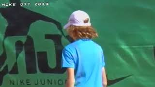 Jannik Sinner  Nike Junior Tour 2013 Final U12 vs Gabriele Felline [upl. by Medwin573]