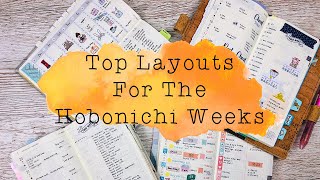 Top Hobonichi Weeks Layouts [upl. by Ehcrop]