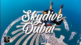 ✈️ Skydive Dubai  Skydiving over the Palm Jumeirah 🌴 [upl. by Deana438]