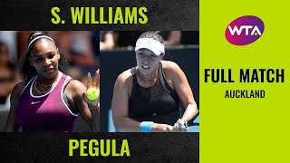 Serena Williams vs Jessica Pegula  Full Match  2020 Auckland Final [upl. by Moscow]