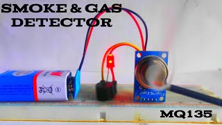 Smoke And Gas Detector Without Arduino  Electronic Shockers [upl. by Renae]