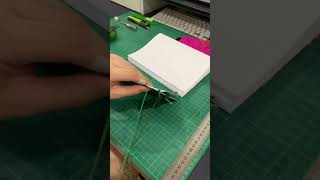 📖 Quick Coptic Stitch Bookbinding Process 📖 Vertical Video Shorts [upl. by Orecul81]