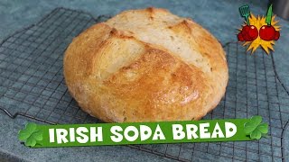 HOW TO MAKE TRADITIONAL IRISH SODA BREAD RECIPE  Happy St Patricks Day [upl. by Annehsat544]