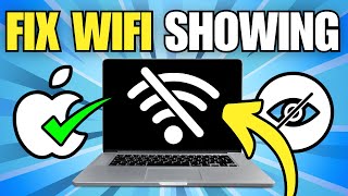 How To Fix Mac Not Showing WiFi Networks  Not Working [upl. by Coombs]