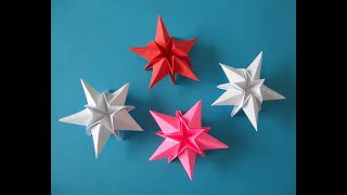 DIY Stern starOrigami [upl. by Elyak27]