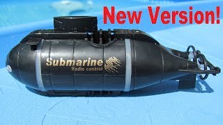 Mini RC submarine review The new 777 sub version made by Happy cow also sold by Carson [upl. by Drofnas]