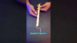 Worlds Simplest Capacitor 100 working capacitor shorts [upl. by Dis966]