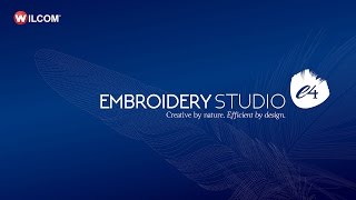 Wilcoms EmbroideryStudio e4 [upl. by Anaibaf]