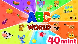 ABC Song The Alphabet in Song form abc animals12345abcd [upl. by Shurlock]