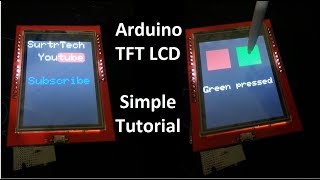 TFT LCD 24quot Touch screen shield tutorial for beginners [upl. by Gnim739]