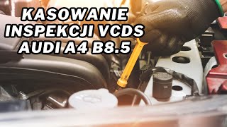 KASOWANIE INSPEKCJI VCDS AUDI A4 B85 [upl. by Yedok]