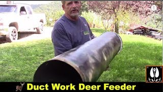 Homemade hanging deer feeder cheap to build [upl. by Olocin]