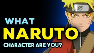 Which NARUTO Character Are You [upl. by Orji961]