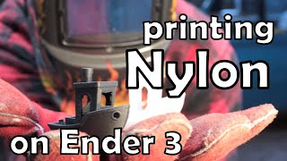 Printing carbon fiber Nylon on an Ender 3 [upl. by Gamin831]