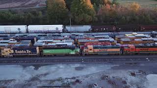 Locomotive Graveyard in Lordstown Ohio [upl. by Jannery]