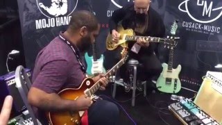 Kirk Fletcher playing ThroBak PAF guitar pickups with Junior Watson [upl. by Attolrahc584]