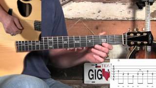 How to Play Grandfathers Clock on Guitar Lesson [upl. by Salmon192]