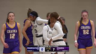 High School Girls Basketball Champlin Park vs Chaska [upl. by Lieno]