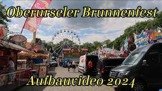 Oberurseler Brunnenfest Aufbauvideo 2024 [upl. by Yale]