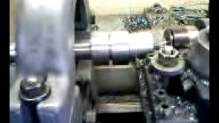 Turning a 8620 billet cam blank [upl. by Nerw]