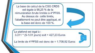 CSG CRDS SORTIE SALARIE [upl. by Ewnihc]