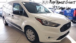 2020 Ford Transit Connect XLT Cargo Van Exterior and Interior Walkaround [upl. by Aicnom156]