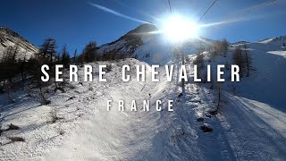 SERRE CHEVALIER FRANCE Snowboarding Trip  GoPro Hero 8  January 2022 [upl. by Adil]