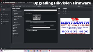 How to Update Hikvision Firmware [upl. by Nosnah]