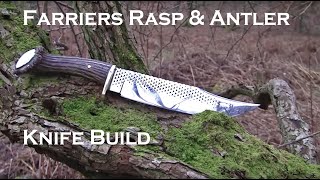 Farriers Rasp Forged Knife part 4 [upl. by Doug]