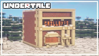 Building Grillbys from Undertale  Minecraft Tutorial [upl. by Forras913]