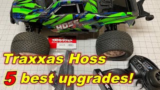 5 Best Traxxas Hoss upgrades [upl. by Norse73]