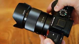 Sony 35mm f18 FE lens review with samples Fullframe amp APSC [upl. by Hoye237]