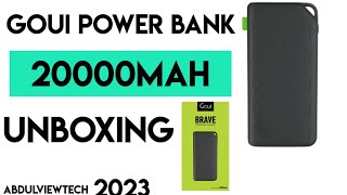 Goui power bank 20000mah unboxing [upl. by Nnahs619]