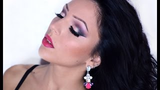 PromParty  Soft Lilac Makeup Tutorial  Special Guest [upl. by Yllah]