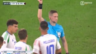 Lorenzo Pellegrini Red Card Italy vs Belgium 22 All Goals and Extended Highlights [upl. by Ilram]