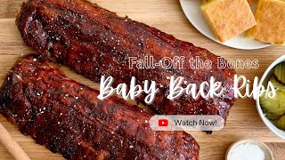 Easy FallOff The Bone Oven Baked Baby Back Ribs So Tender and Juicy with Just 5 Ingredients [upl. by Sokairyk]