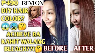 DIY HAIR COLOR  REVLON COLORSILK LUMINISTA MEDIUM BLONDE [upl. by Lauretta164]