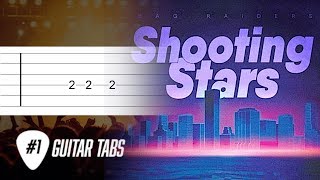 Bag Raiders  Shooting Stars Guitar Tab tutorial [upl. by Britta494]